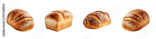 Baked bread clip art set
