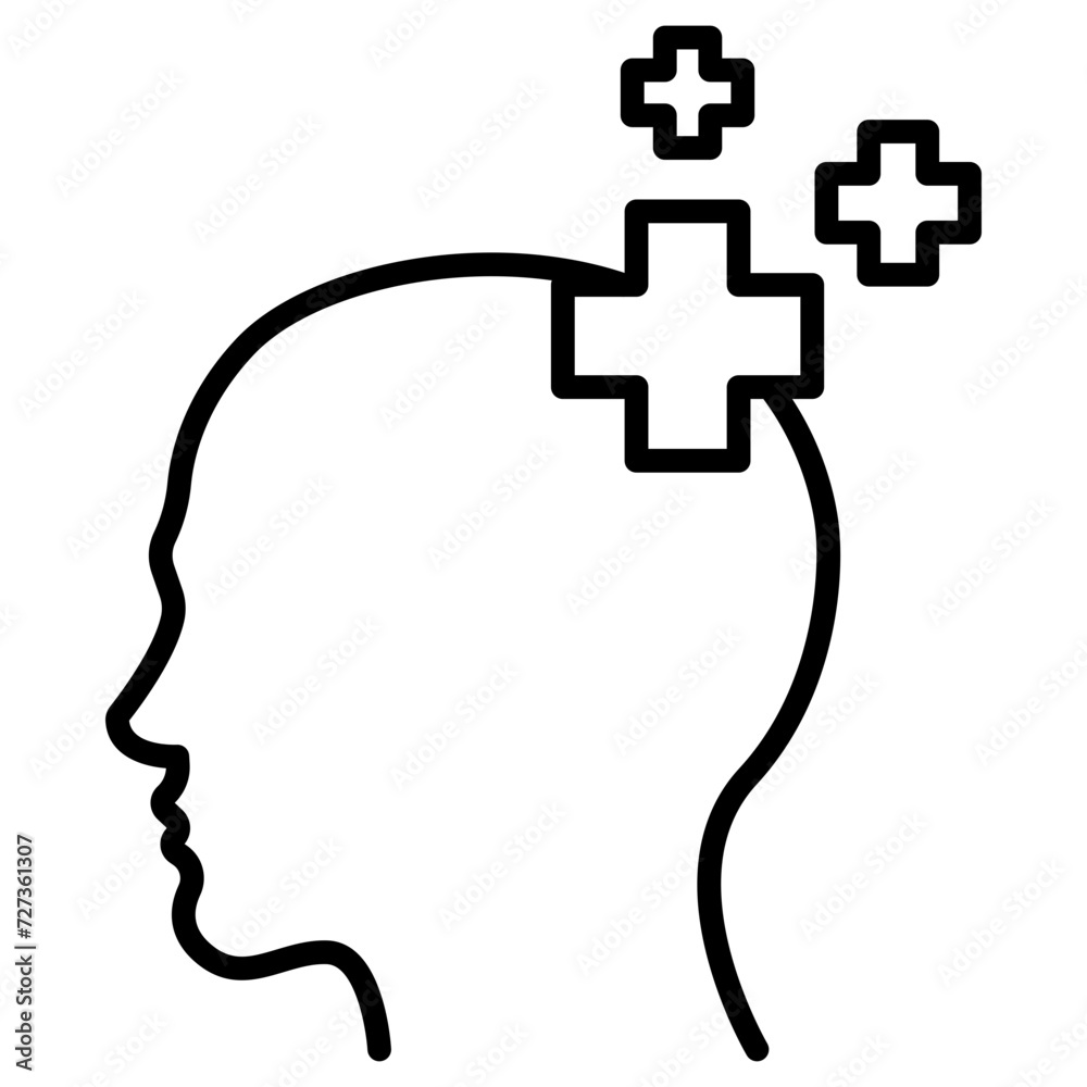 Positive Thinking Icon Positive Thinking Icon