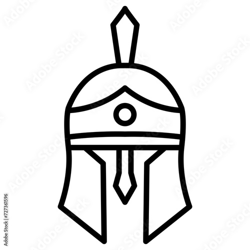 Roman Helmet Icon