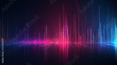 soundwave background, futuristic RGB wallpaper with colorful neon wave light