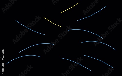 Colored curved lines backgrounds. Focused on abstract art and developed at different points of creation. Vector illustration. It can be used for various options such as posters, banners, notebooks and