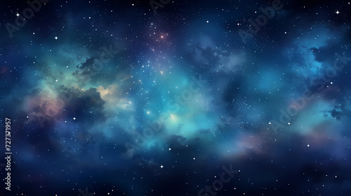Gradient abstract stars background, starry night sky