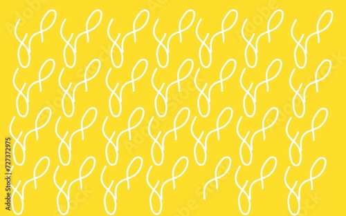 Pattern of loose white laces. Focused on abstract art and developed at different points of creation. Vector illustration. It can be used for various options such as posters, banners and notebooks.