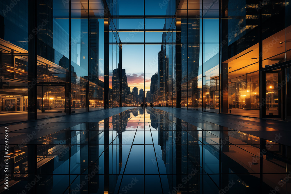 Glass Building Reflections Glass Building Reflections