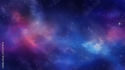 Sparkling starry night sky background