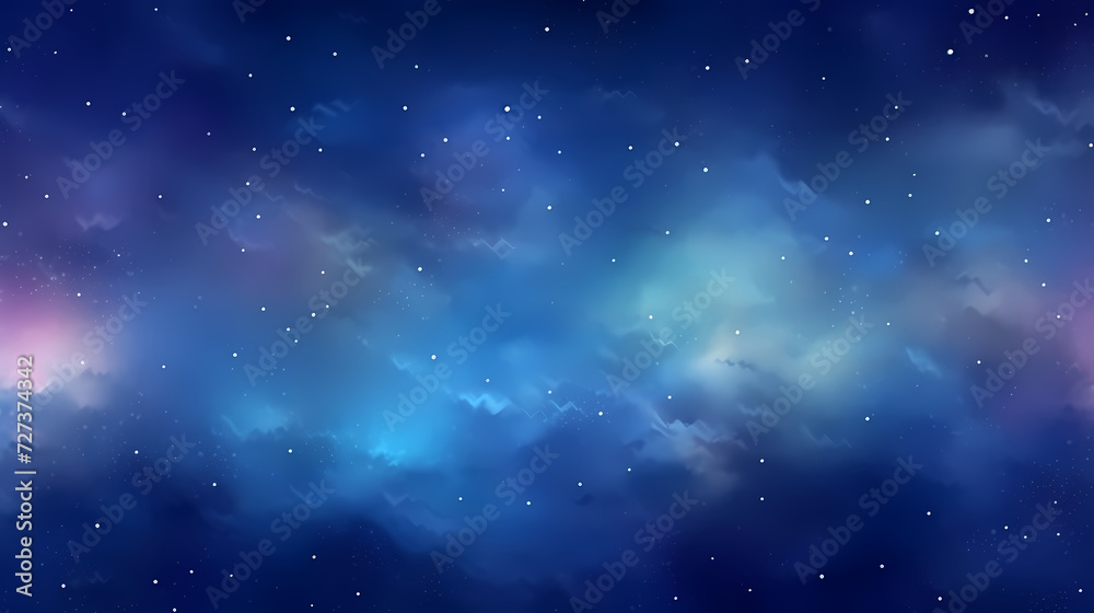 Fototapeta premium Mysterious star themed gradient background with countless twinkling stars