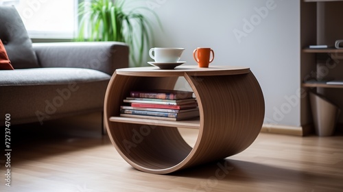 Use a small side table or a minimalist coffee table to hold books, a cup of tea, or decorative items within reach of the reading nookar