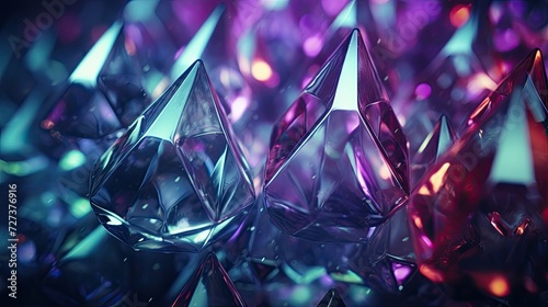 Fototapeta Naklejka Na Ścianę i Meble -  Bright abstract background. Crystalline mineral surface in close-up.