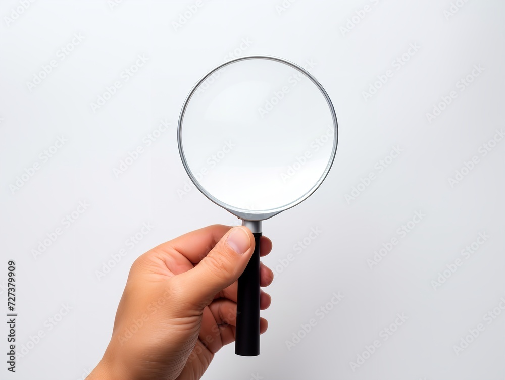 Magnifying Glass Over Book Research and Insight Isolated on White Background AI Generated Magnifying Glass Over Book Research and Insight Isolated on White Background AI Generated