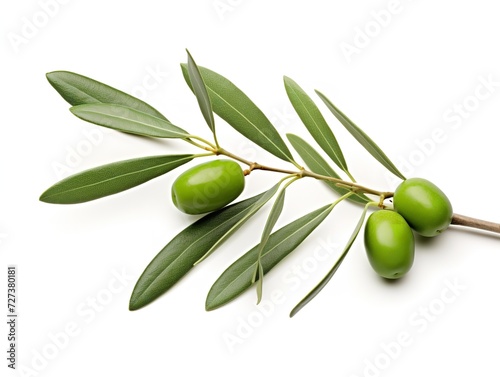 Wallpaper Mural Olive Branch Symbol of Peace and Harmony Isolated on White Background AI Generated Torontodigital.ca