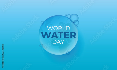 World water day,  water day creative ads design march 22.