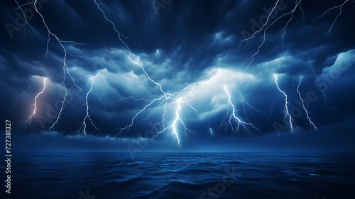 Lightning rays electrical energy charge thunder