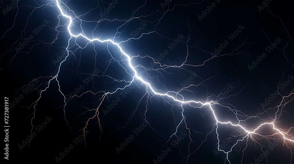 Lightning on the sky, gloomy ominous storm clouds background Lightning on the sky, gloomy ominous storm clouds background