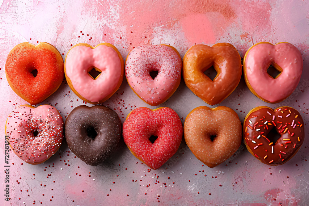 Sweetheart Treats for Valentine's Day created with Generative AI technology Sweetheart Treats for Valentine's Day created with Generative AI technology