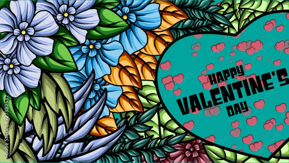 a Valentine's Day animation with a nature theme a Valentine's Day animation with a nature theme