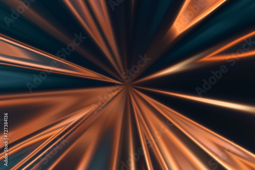 Abstract Speed Velocity Backgrounds - Turquoise and Bronze 