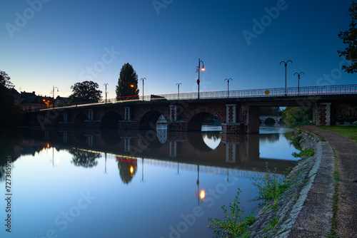 Bridge over the Sarthe from La Suze sur Sarthe