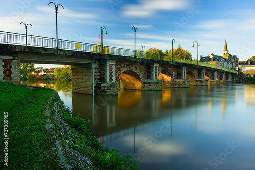 Bridge over the Sarthe from La Suze sur Sarthehe © Loïc-Photo