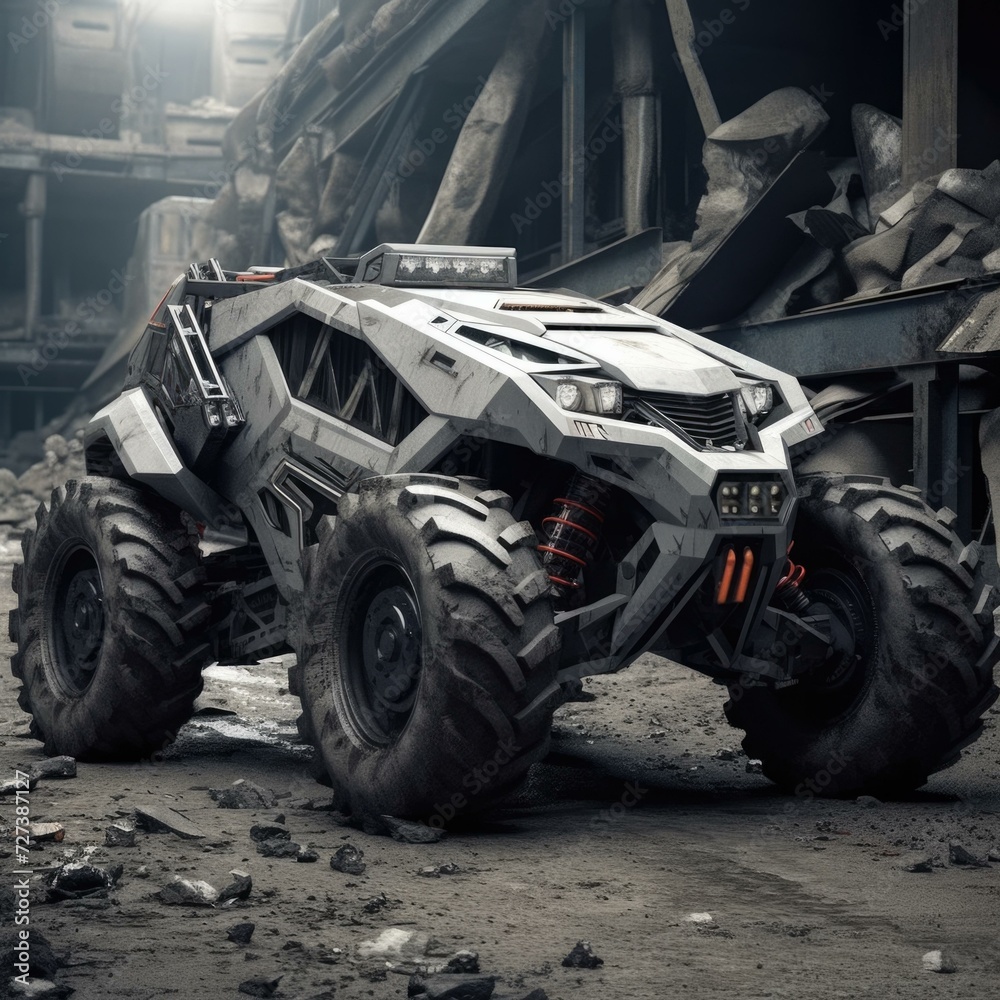 The new atv is a futuristic vehicle. Generative AI. The new atv is a futuristic vehicle. Generative AI.