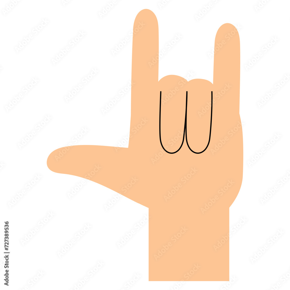 love hand posting illustration love hand posting illustration