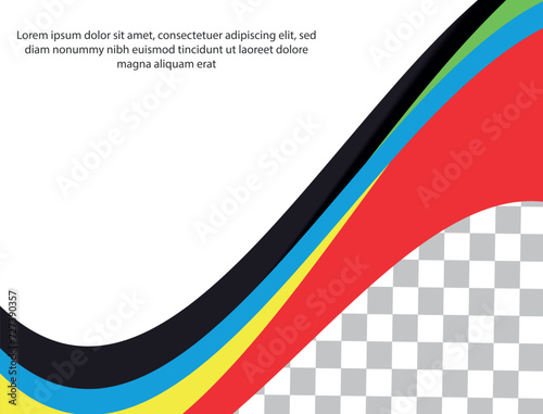 Olympic background. Abstract multicolored background. Vector graphics for design.