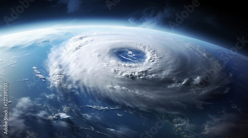 Hurricane picture was taken from space Elements