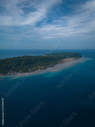 Beautiful View of Banda Island in Central Maluku, Indonesia