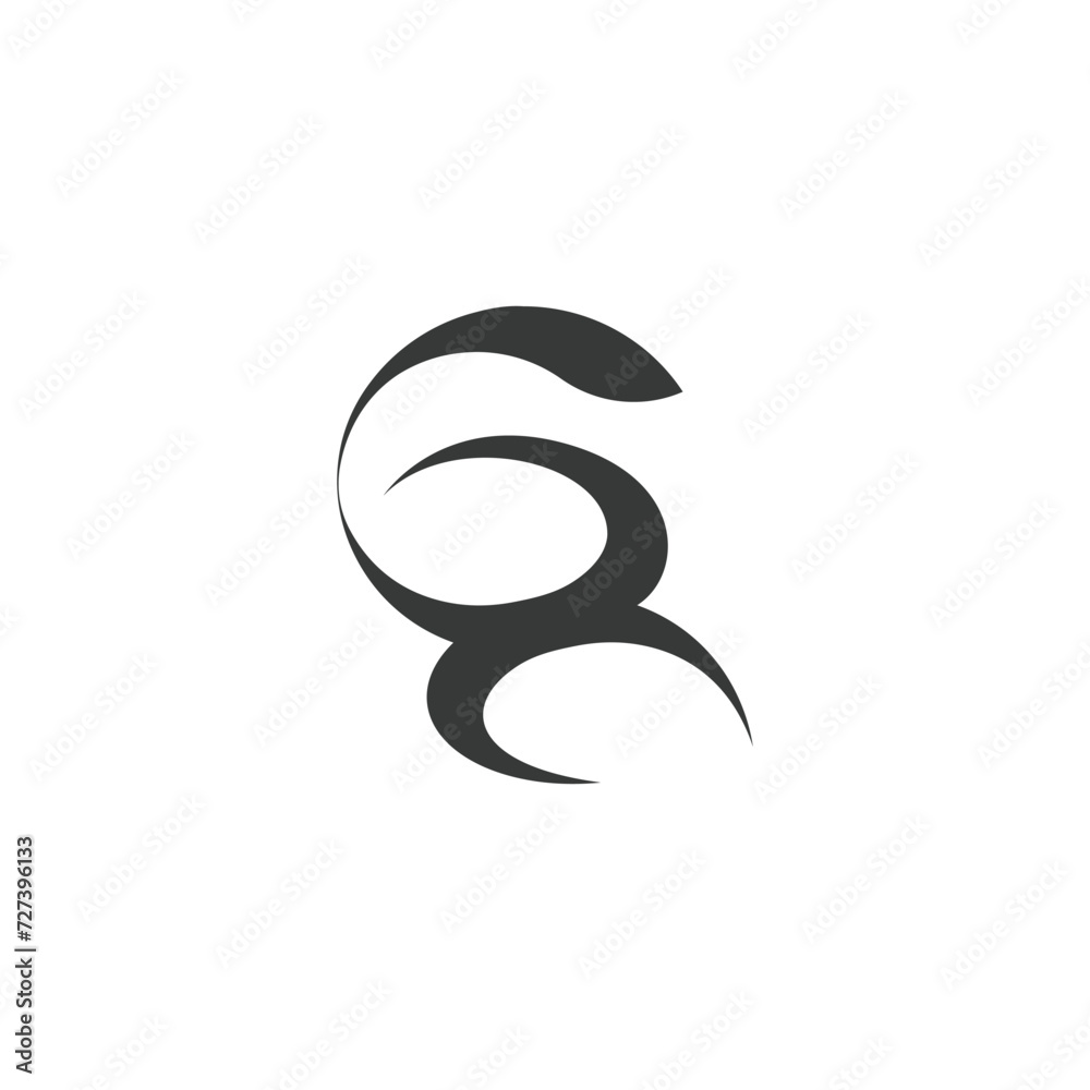 Alphabet letters Initials Monogram logo GX, XG, G and X Alphabet letters Initials Monogram logo GX, XG, G and X