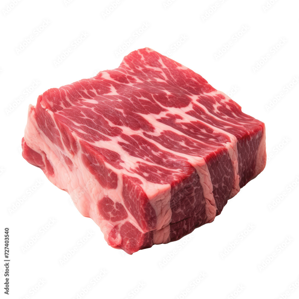 Wagyu beef meat isolated on transparent background. Wagyu beef meat isolated on transparent background.