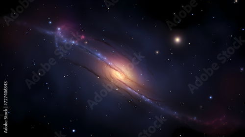 Cosmic illustration showing vibrant cosmic background