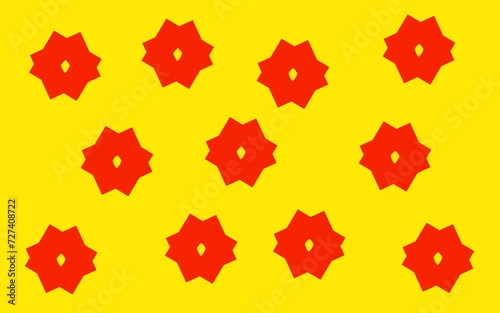 Red flower petals background. Focused on abstract art and developed at different points of creation. Vector illustration. It can be used for various options such as posters, banners and notebooks.
