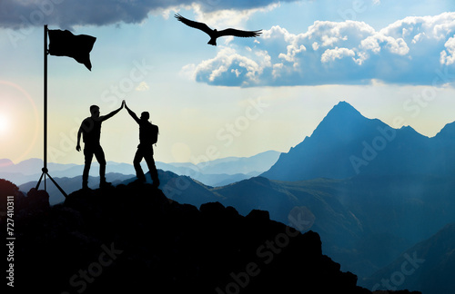 Reaching the top, enjoying victory, leadership of the harmonious duo and the feeling of freedom