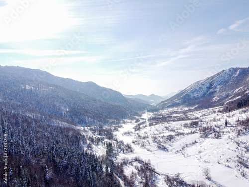 In winter  Kure Mountain National Park  Drahna Valley  Ulus  Bart  n  Turkiye
