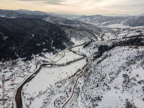 In winter, Kure Mountain National Park, Drahna Valley, Ulus, Bartın, Turkiye photo