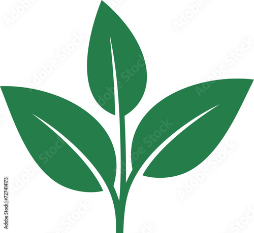 Tea logo. Isolated tea on white background