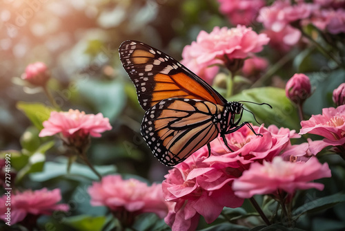 Monarch Butterfly in Garden © Ishal