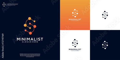 Creative S logo letter modern design