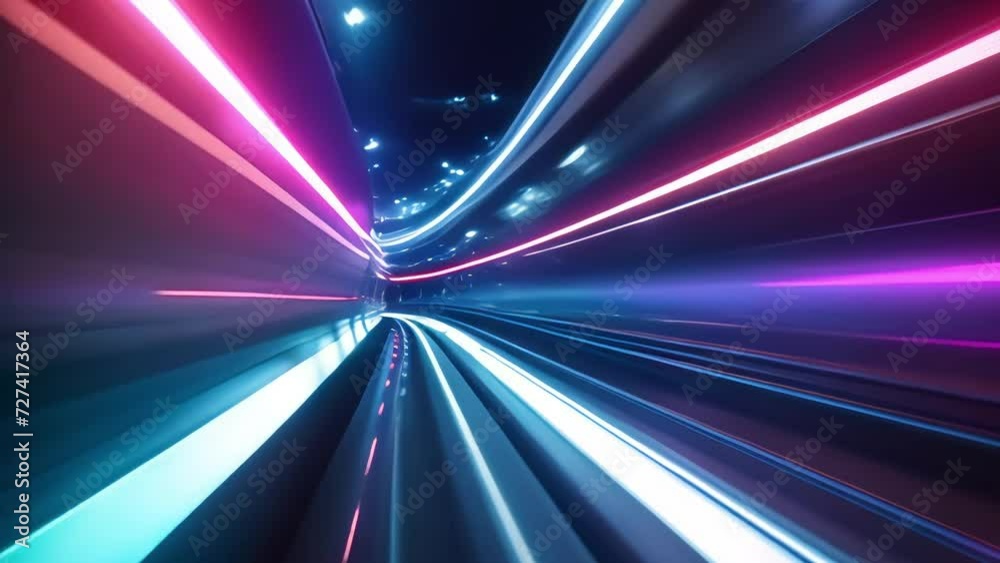 Capturing the Energetic Flow: Abstract Speed Motion in a Hi-Fi Style Tunnel Exploration. Generative AI Capturing the Energetic Flow: Abstract Speed Motion in a Hi-Fi Style Tunnel Exploration. Generative AI