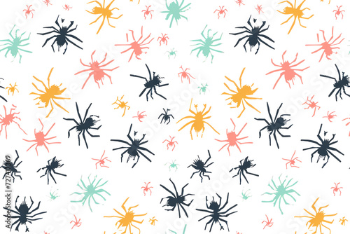 Pastel Halloween Seamless Pattern