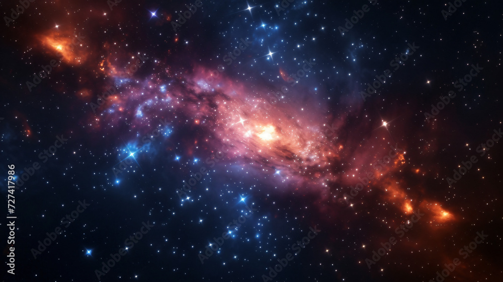  it is a blue blue galaxy with starry backgrounds the galaxy hd wallpaper, in the style of light red and dark crimson