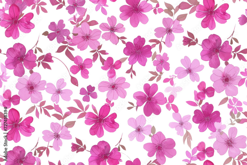 Pastel Flowers Seamless Pattern for Design Use