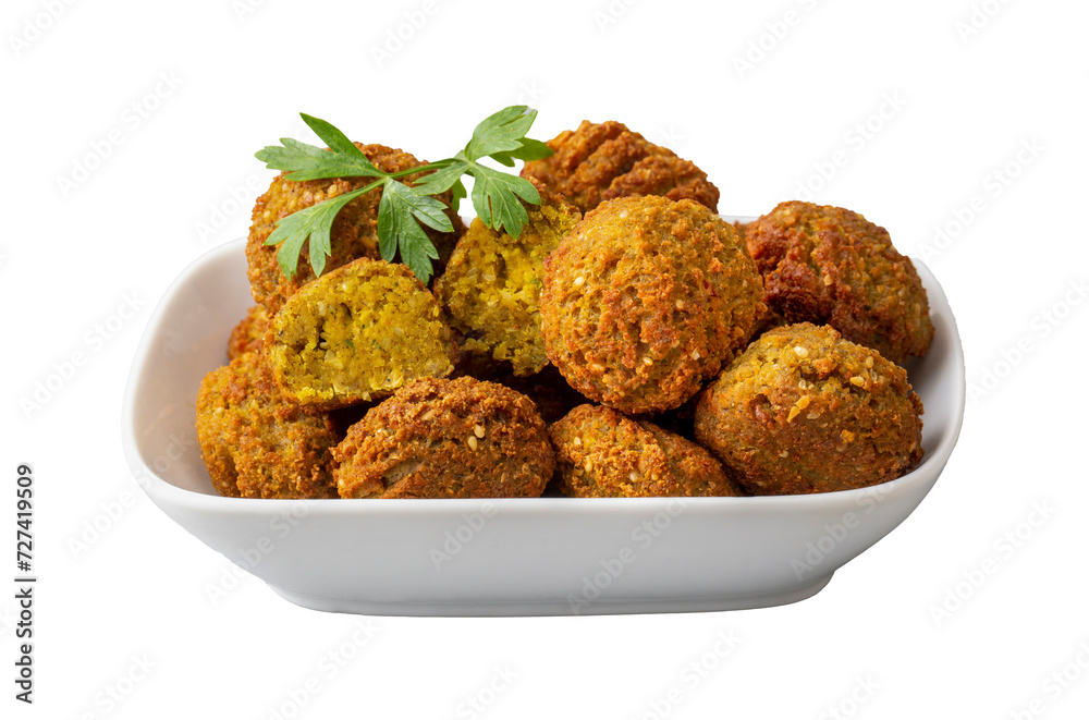 Falafel; traditional Lebanese appetizer made from chickpeas. Falafel; traditional Lebanese appetizer made from chickpeas.