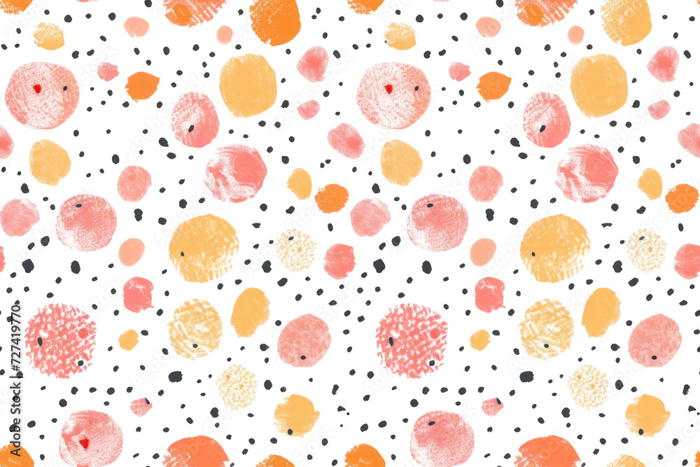 Pastel Fruit Pattern on Transparent Background Pastel Fruit Pattern on Transparent Background