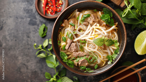pho soup vietnamese cuisine rice noodles and beef