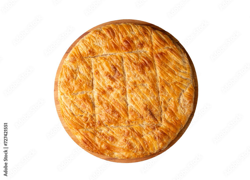 Handmade cheddar cheese pie, from Greek cuisine. Delicious square sliced pastry from Aegean, Greek and Turkish cuisine. Handmade cheddar cheese pie, from Greek cuisine. Delicious square sliced pastry from Aegean, Greek and Turkish cuisine.
