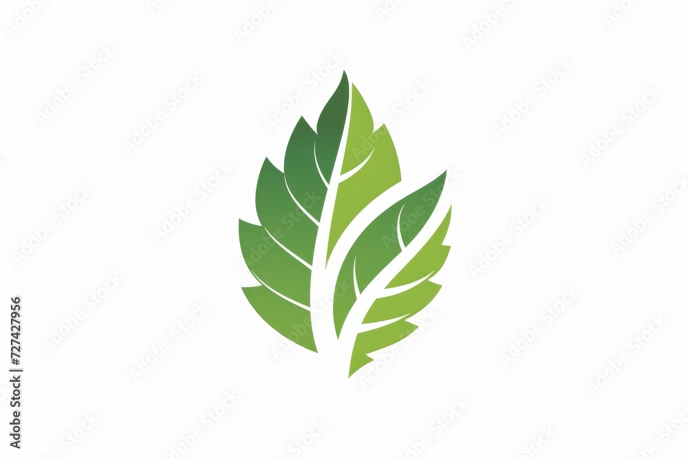 Nature's symbol of growth and vitality, a vibrant green leaf stands as a testament to the beauty and resilience of plants