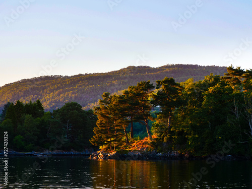 Fjord landscape near Bergen, Norway