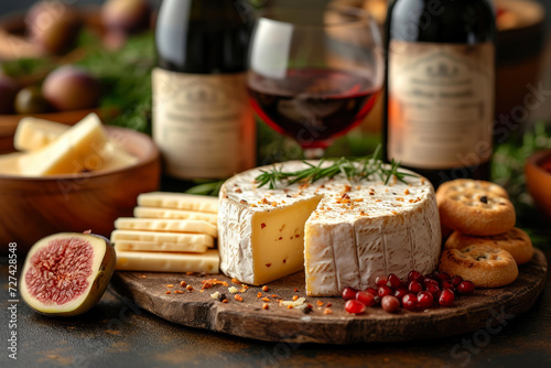 Gourmet Delights: Cheese and Red Wine