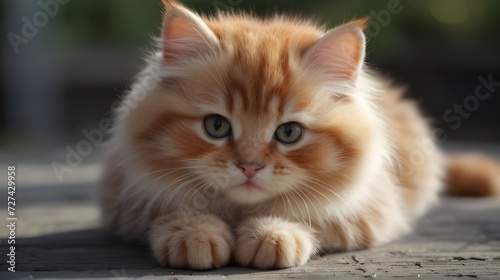 Cute orange cat © Stella