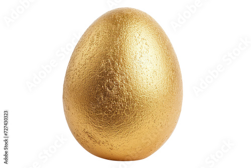 Golden egg, cut out - stock png.